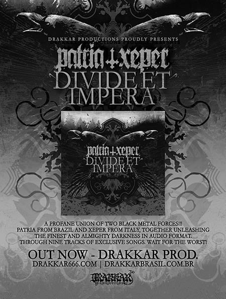 Patria/Xeper Split CD by Drakkar Brasil