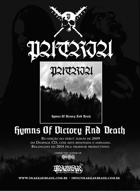 Patria Hymns of Victory and Death Digipack 2014