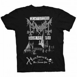 Mayhem "De Mysteriis Dom Sathanas - Latin America Tour 2016" Official T-shirt