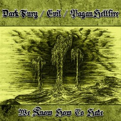 Dark Fury / Evil / Pagan Hellfire "We Know How to Hate" CD