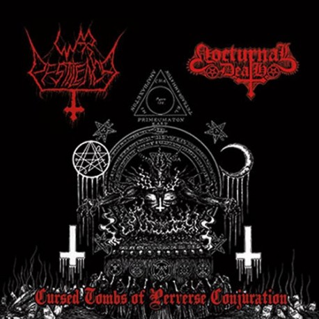 War Pestilence / Nocturnal Death "Cursed Tombs of Perverse Conjuration" Split CD
